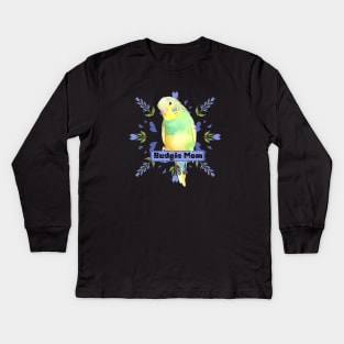 Budgie Lover Gift Kids Long Sleeve T-Shirt